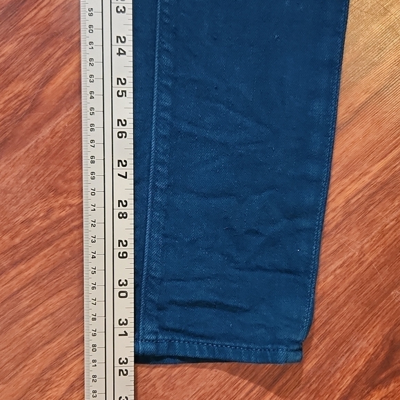 Pilcro Jeans Pants The Letter Press Turquoise Size 26 - Picture 10 of 15